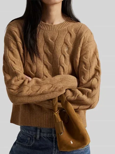 Sweter z dzianiny o kroju regular fit z mieszanki wełny i kaszmiru Polo Ralph Lauren