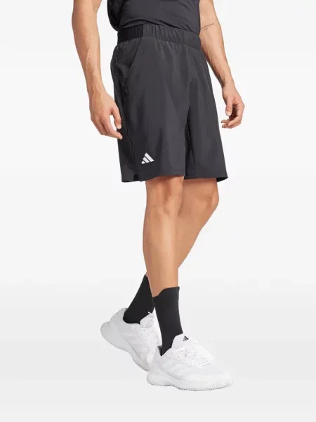 Pantaloni scurți Adidas cu autograf alergare cu imprimeu geometric albastru