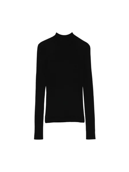 Sweter z golfem Twinset czarny