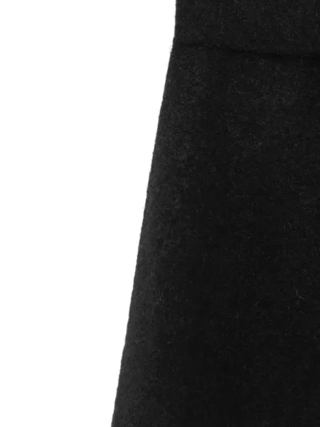 Fusta maxi Lauren Manoogian cu talie înaltă tricotate negru