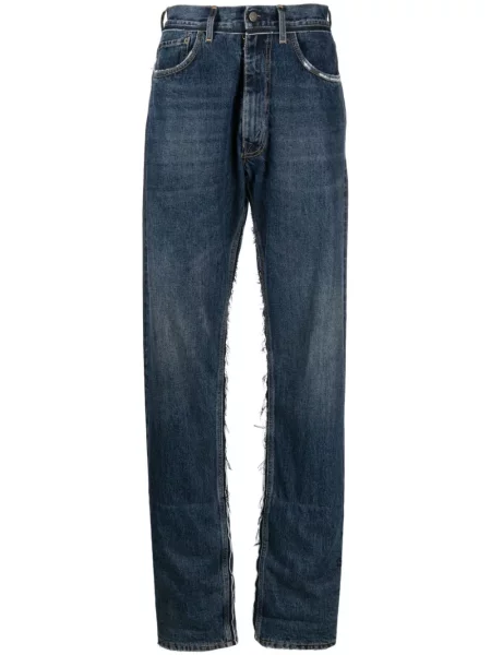 Szerokie jeansy Maison Margiela z dziurami