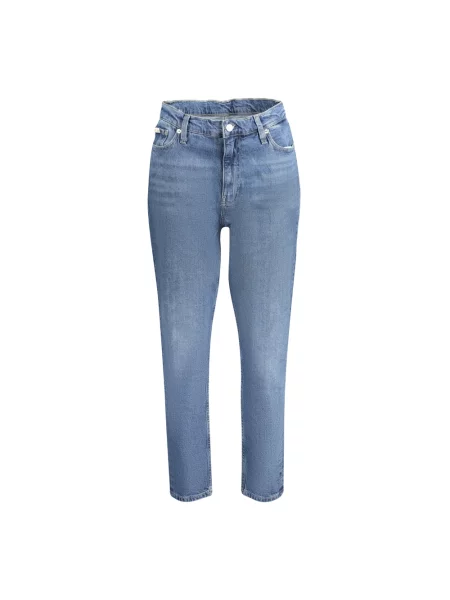 Mom jeans Calvin Klein Jeans niebieskie