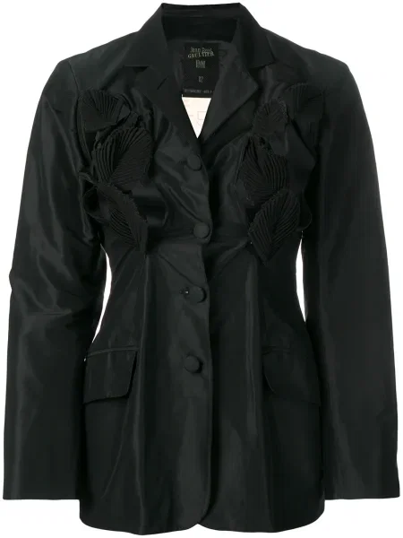 Bunda Jean Paul Gaultier Pre-owned s aplikacemi černá
