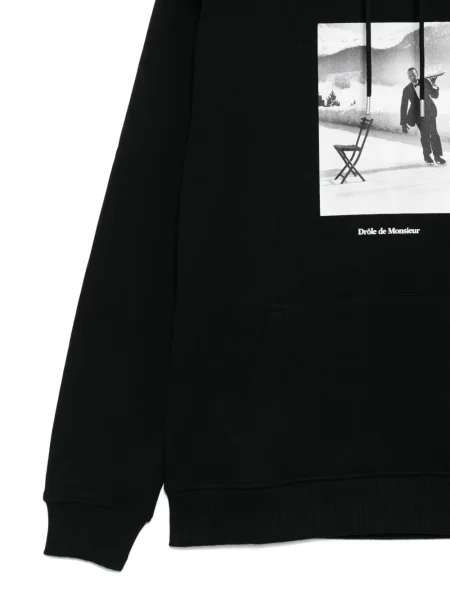 Hoodie Drôle De Monsieur μαύρο