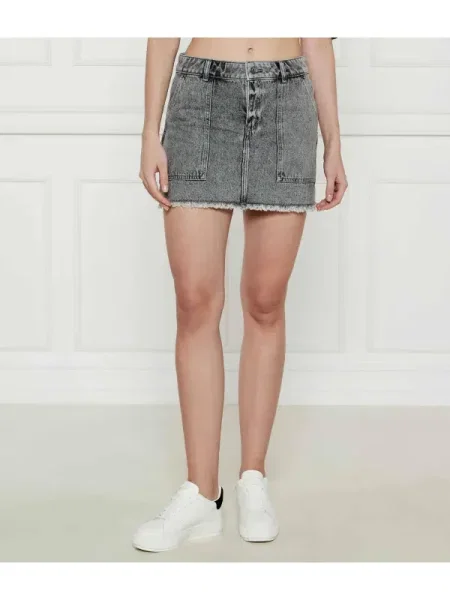 Fustă din denim Michael Michael Kors gri
