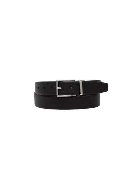 Emporio Armani pasek dwustronny czarny