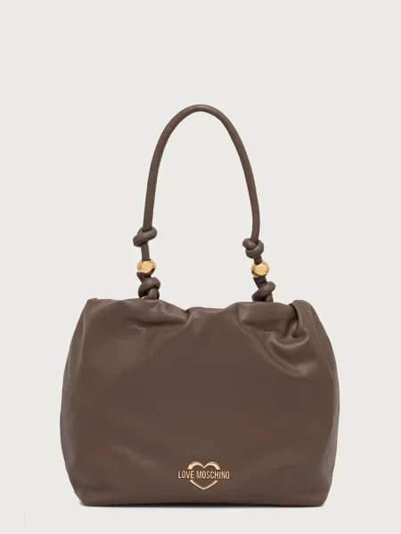 Love Moschino geantă shopper pentru femei cu imitație de piele maro