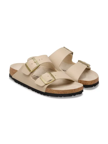Klapki Birkenstock beżowe