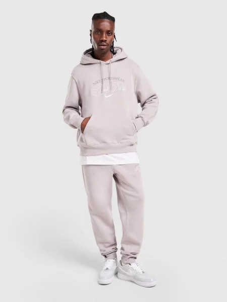 Nike Bluza Z Kapturem M Nsw Athl Club Bb beżowa