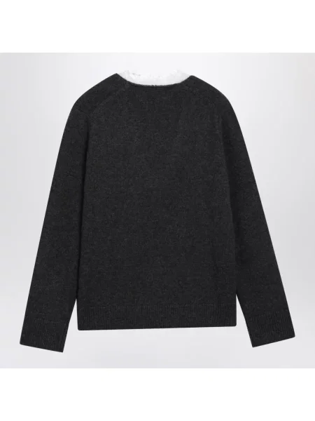 Sweter Loulou De Saison z kaszmiru szary