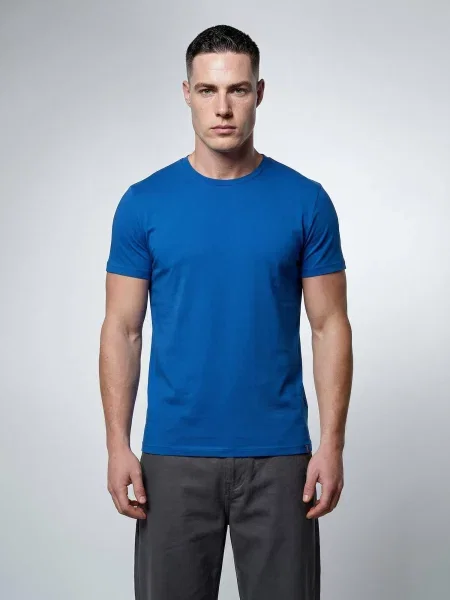 ERVERTE Paris Majica Made in France T-shirt azur