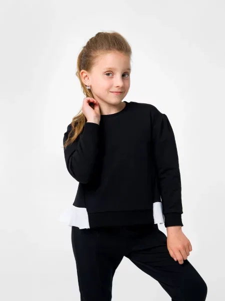 Дитячий Світшот SMIL чорний