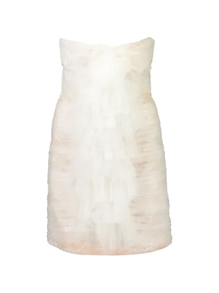 Rochie mini Alexis cu volane de costum