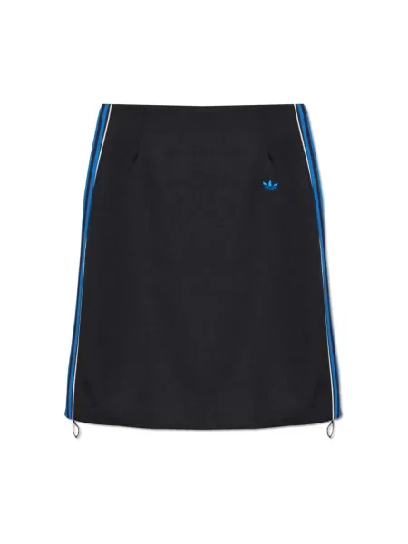 Satynowa spódnica Adidas Originals czarna