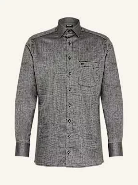 Olymp Košile Luxor Modern Fit / světle šedá černá