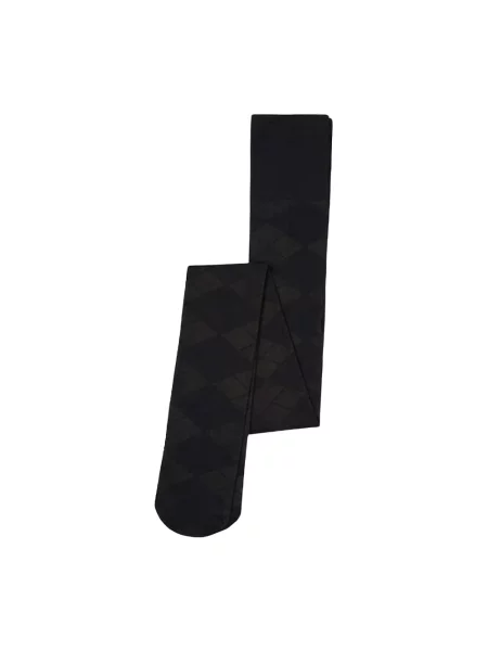 Rajstopy Swedish Stockings z wzorem argyle czarne