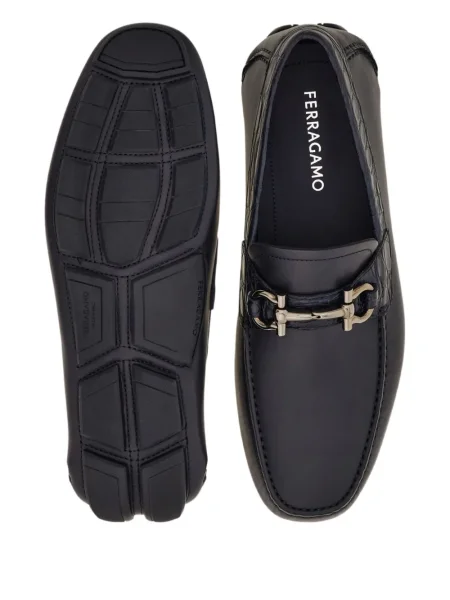 Loafersy Ferragamo modrá