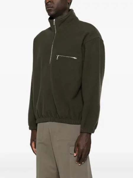 Hanorac din fleece Rier din fleece verde