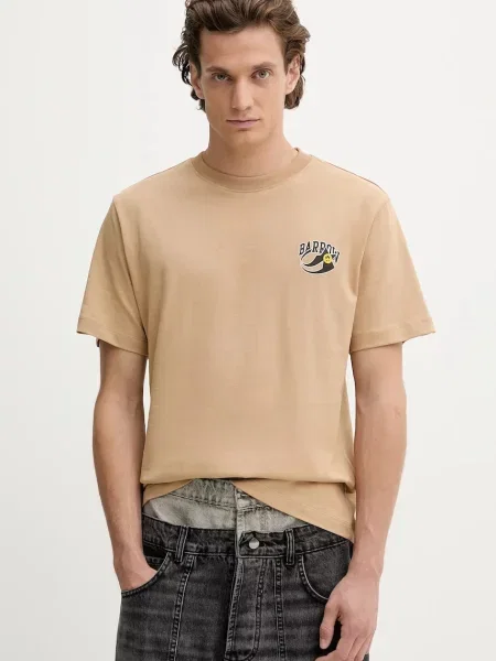 Футболка Barrow з принтом зелений