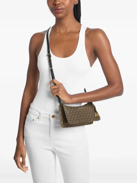 Geantă Michael Michael Kors din piele maro