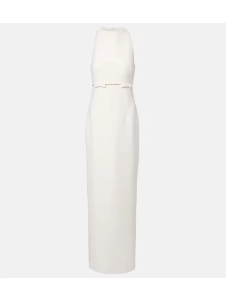 Rochie Safiyaa cu funde alb
