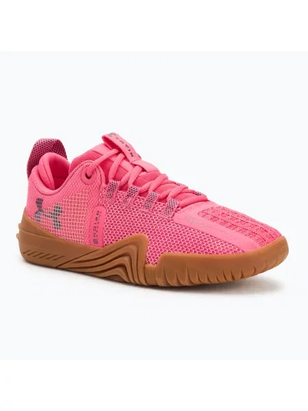 Under Armour TriBase Reign 6 дамски обувки за тренировка супер розово/супер розово/даунпур сиво