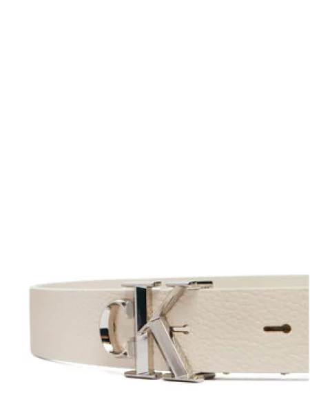 Calvin Klein pas Facet Ck Buckle Pebble siva