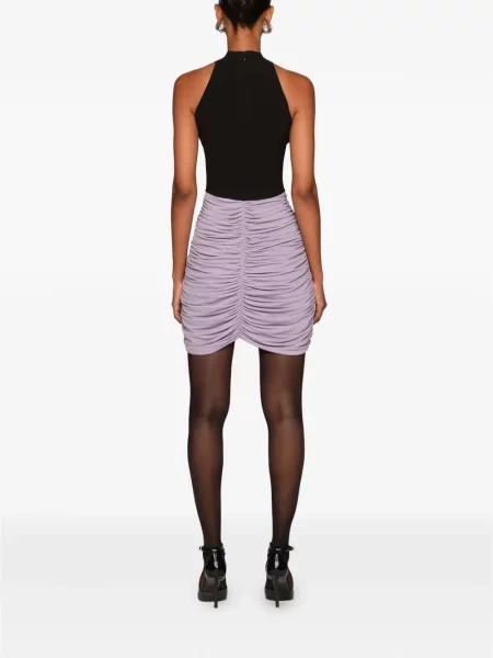 Rochie mini Et Ochs cu volane negru