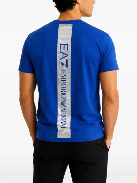 Μπλούζα Emporio Armani με σχέδιο μπλε