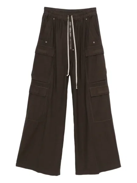 Pantaloni cargo Rick Owens Drkshdw de lână verde