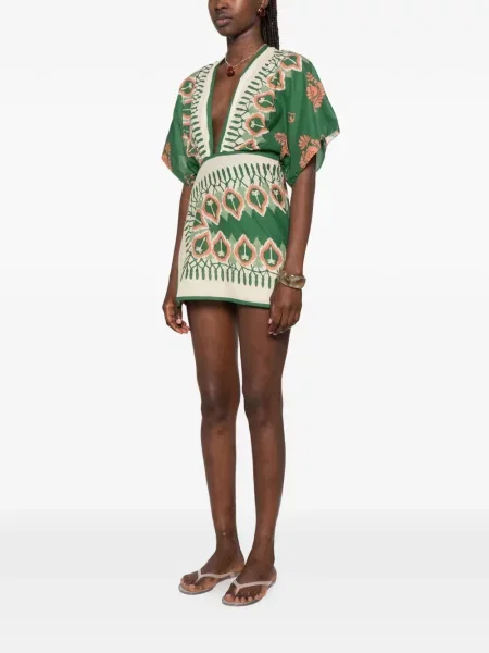 Rochie mini Johanna Ortiz verde
