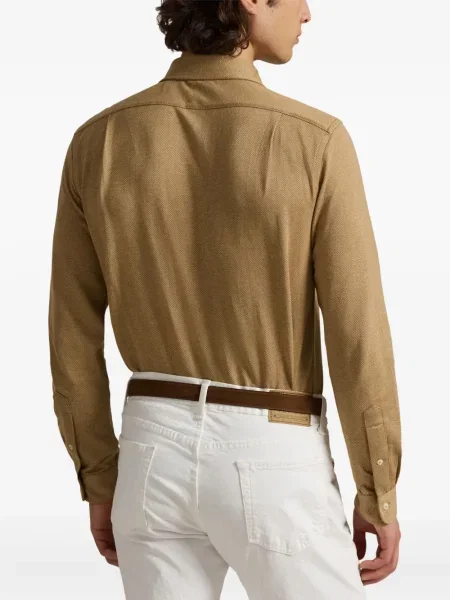 Șapcă Polo Ralph Lauren cu model herringbone din țesătură twill cu imagine albastru