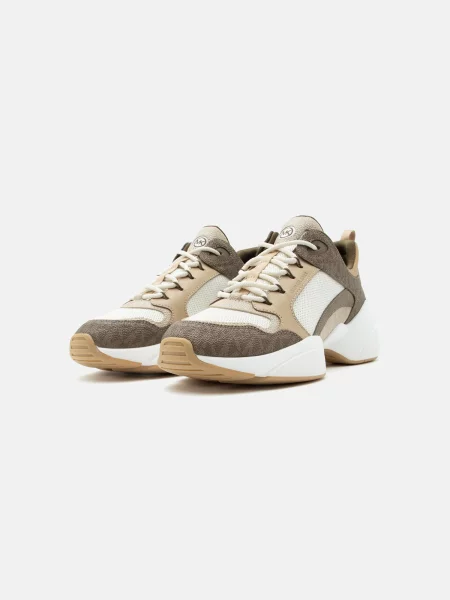 Sneakersy MICHAEL Michael Kors Bowie Hnedá biela