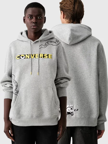 Converse hanorac cu glugă cu x Minions & Monsters gri