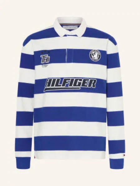 Tommy Hilfiger Žerzejová Polokošile modrá bílá