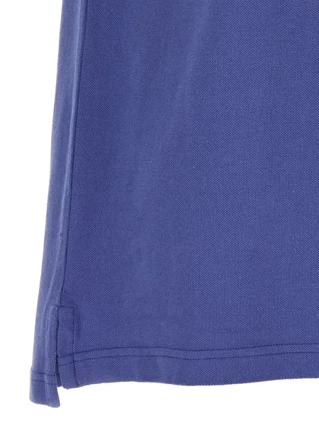 Polo Etro cu imagine cu model paisley albastru