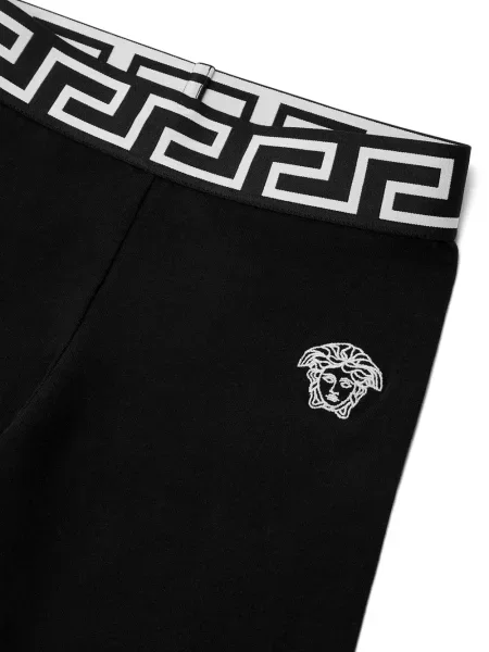 Legginsy dziecięce Versace czarne