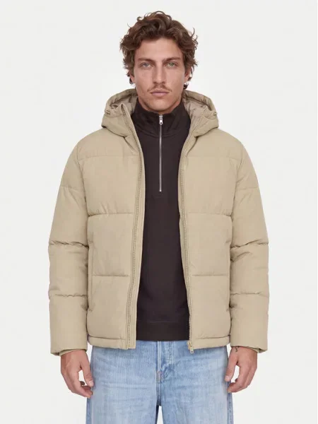 Jack & Jones Žieminė striukė Galaxy smėlio