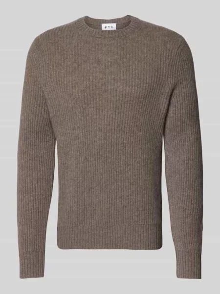 Sweter z dzianiny z kaszmiru z okrągłym dekoltem Ftc Cashmere
