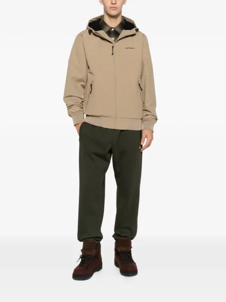 Geacă Carhartt Wip cu glugă maro