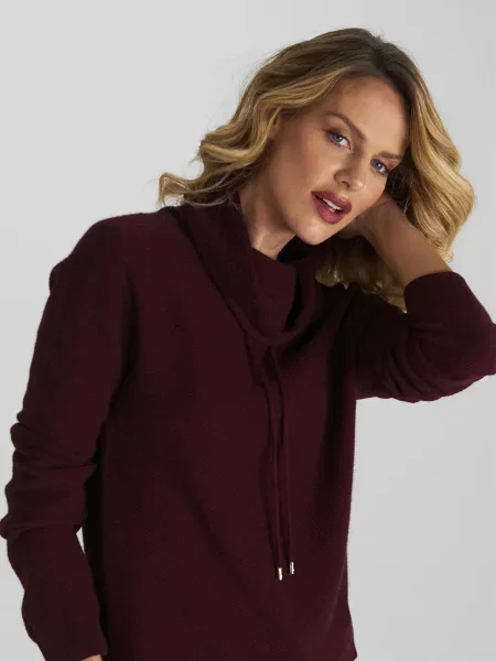 Кашеміровий светр Marc&andre бордовий