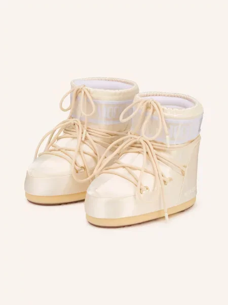 Śniegowce Moon Boot Icon Low Pearly ivory beżowe