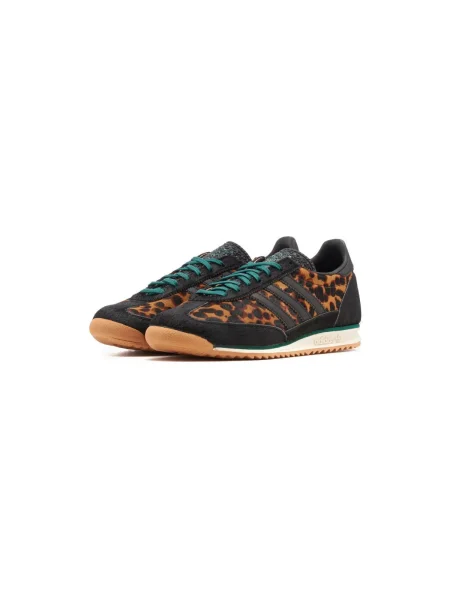 Pantofi Adidas cu imagine cu model leopard negru
