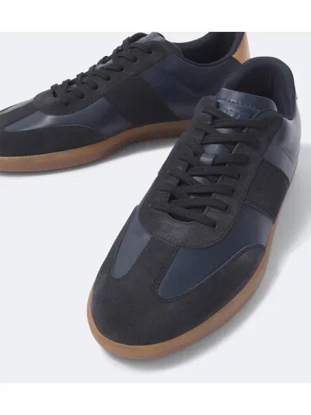 Szarvasbőr sneaker Tod's kék