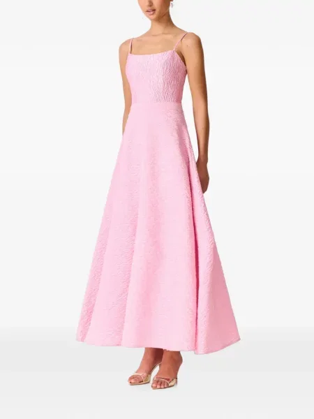 Rochie maxi Elliatt evazată roz