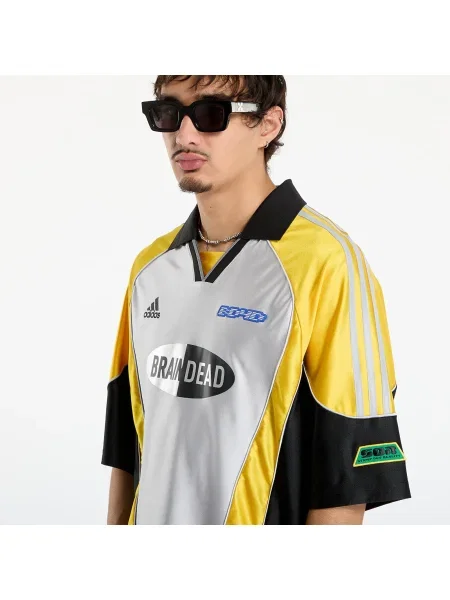 Wielobarwność koszulka Adidas z dżerseju srebrna