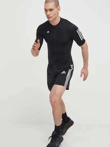 Kolesarska kratka majica adidas Performance črna