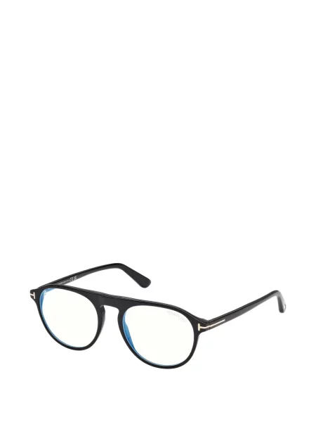 Ochelari de soare rotunzi Tom Ford Eyewear negru