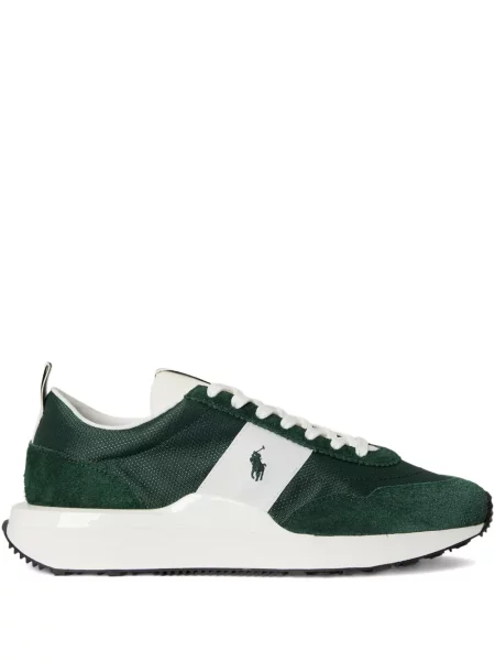 Ριγέ δερμάτινος κάλτσες Polo Ralph Lauren με κορδόνι μαύρο