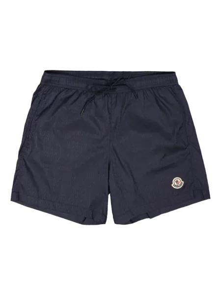 Slip de baie Moncler cu imagine albastru